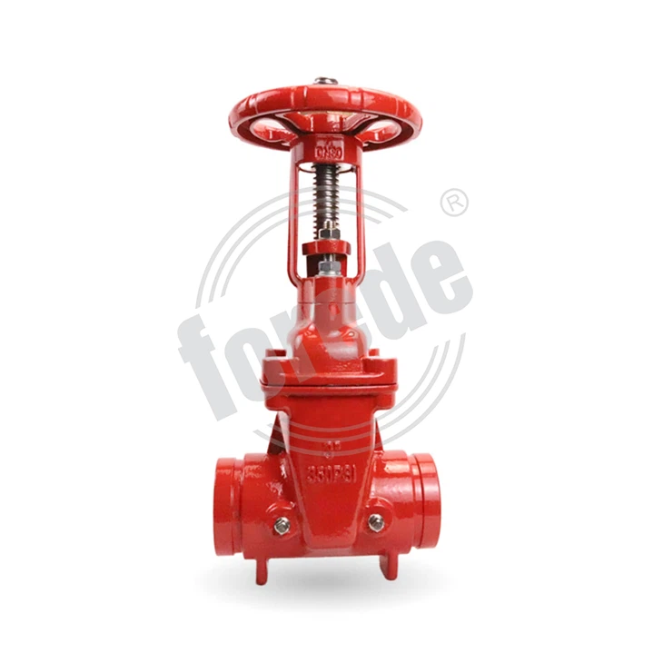Groove Rising Stem Gate Valve