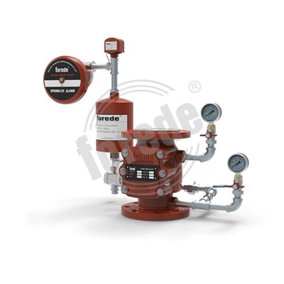 Zawór alarmowy mokrej rury ze stali nierdzewnej